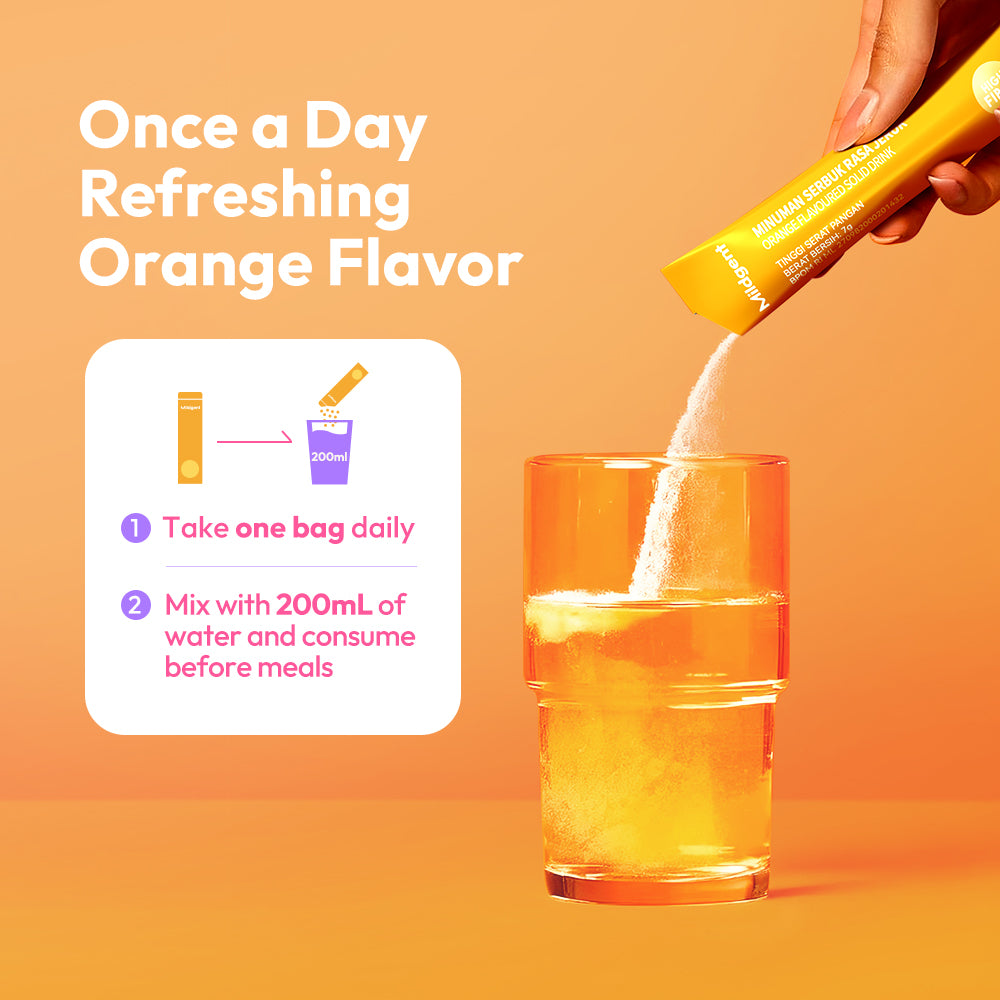 MINUMAN SERBUKRASA JERUK ORANGE FLAVOURED SOLID DRINK